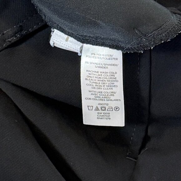 Ann Taylor Black Elastic Waist Band Slacks - Picture 6 of 8